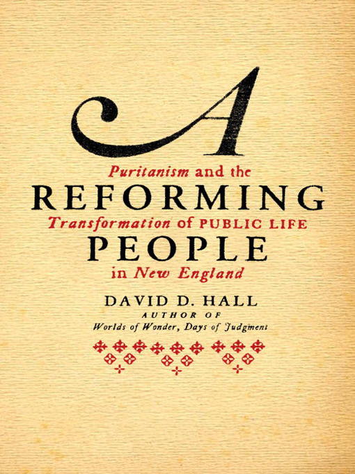 Title details for A Reforming People by David D. Hall - Wait list